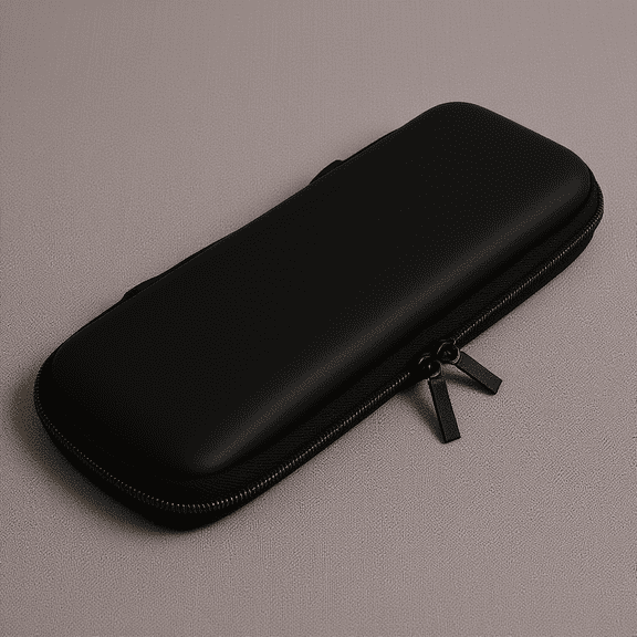Mobestech Travel Case for Hair Curling Iron with Zipper Black Portable