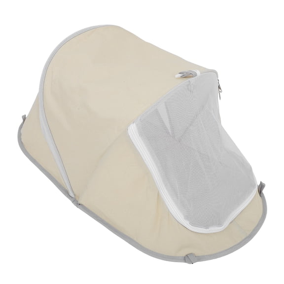 Mobestech Portable Playpen for Pets Beige Cat Shelter with Removable Design and Breathable Mesh