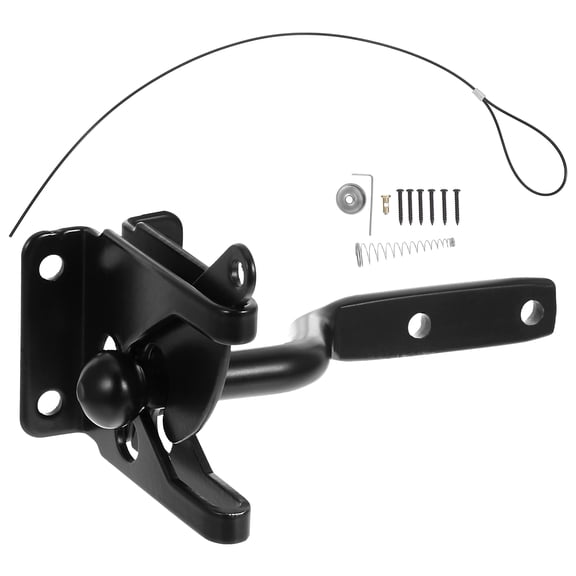 Mobestech Pull Ring Latch Lock For Outdoor Use Carbon Steel 1Pack