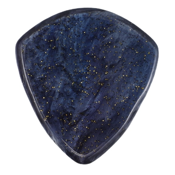 Mobestech Resin Guitar Plectrums Triangle Picks Black for String Instrument Accessories 1Pack