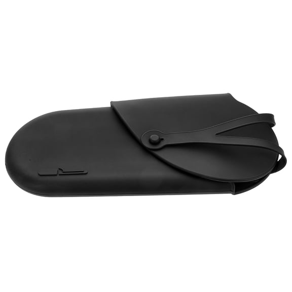 Mobestech Portable Black Silicone Hair Curler Bag Travel Storage Organizer for Curling Iron