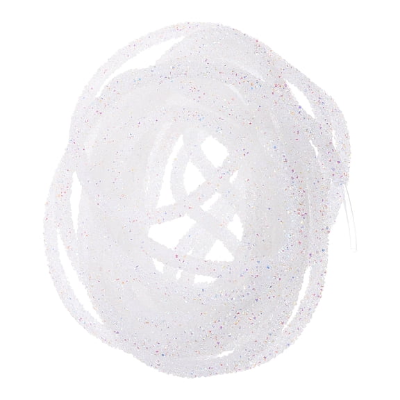 Mobestech Rhinestone Rope for Crafts Soft Cord for Women Fashionable White DIY Projects 1Set