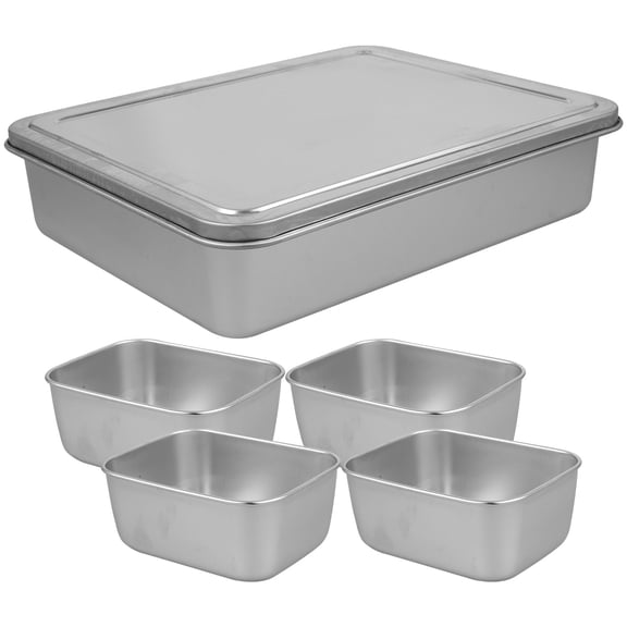 Mobestech Stainless Steel Condiment Holder Large Capacity Multi-Spice Container Organizer 1 Piece Kitchen Storage