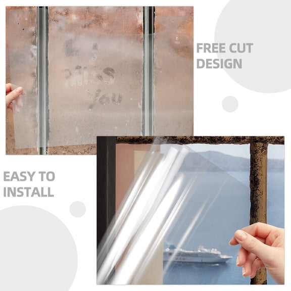 Mobestech SelfAdhesive Window Film Glass Security Film Scratch Resistant 1 Sheet