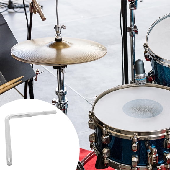 Mobestech Metal Cowbell Mount for Snare Drum, Sturdy Structure, 1 Piece Drum Accessory