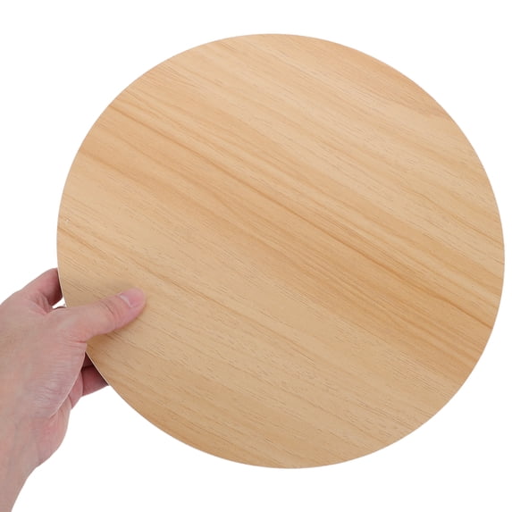 Mobestech Smooth Beige Wooden Round Tabletop Replacement for Dining Room, Coffee, Kitchen and Home Tables