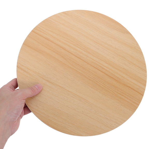 Mobestech Smooth Beige Wooden Round Tabletop Replacement for Dining Room, Coffee, Kitchen and Home Tables