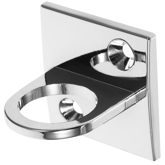 Mobestech Stanchion Rope Wall Plate Silver Space-saving Zinc Alloy 1Pcs