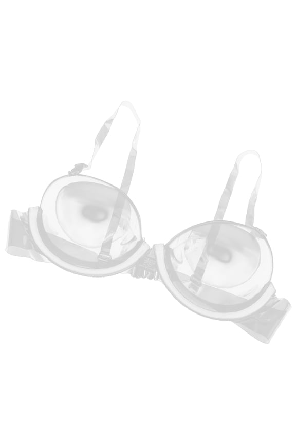 Transparent See Through Bra Disposable Design Lightweight Comfortable Fit