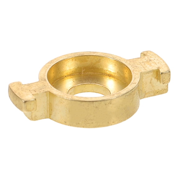Mobestech Golden Brass Trumpet Valve Alignment Plate for Accurate Standard Valve Positioning in Band and Studio Performance