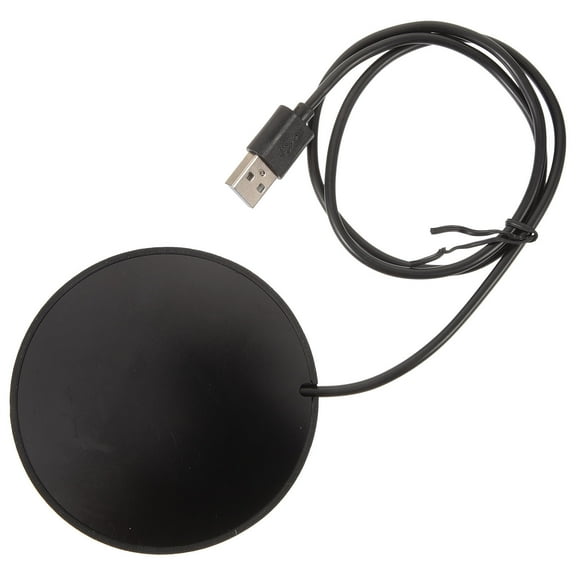 Mobestech Usb Warm Coaster Heating Coaster Black Silicone Auto Power Off 1Pcs