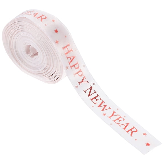 Mobestech White Package Ribbon for Wrapping, Festival Decorations, New Year Presents, and Special Occasions