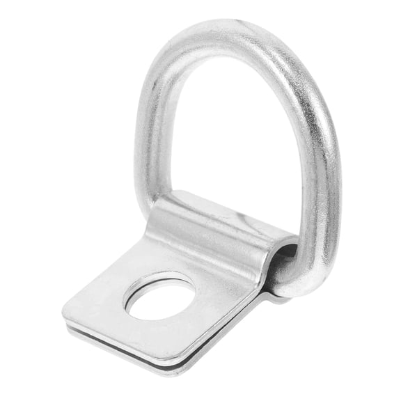 Mobestech Versatile Plated Silver D Ring Tie Down Anchor for Cars Trucks Trailers Cargo Tie Down