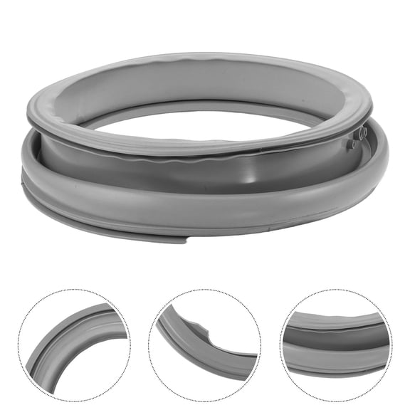 Mobestech Rubber Door Seal Gasket for Front Load Washing Machine - Easy Install Washer Repair Replacement Part
