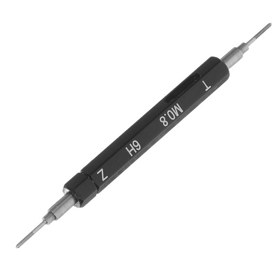 Mobestech Steel Thread Pitch Gauge Black Screw Thread Checker Tool for Accurate Measurement