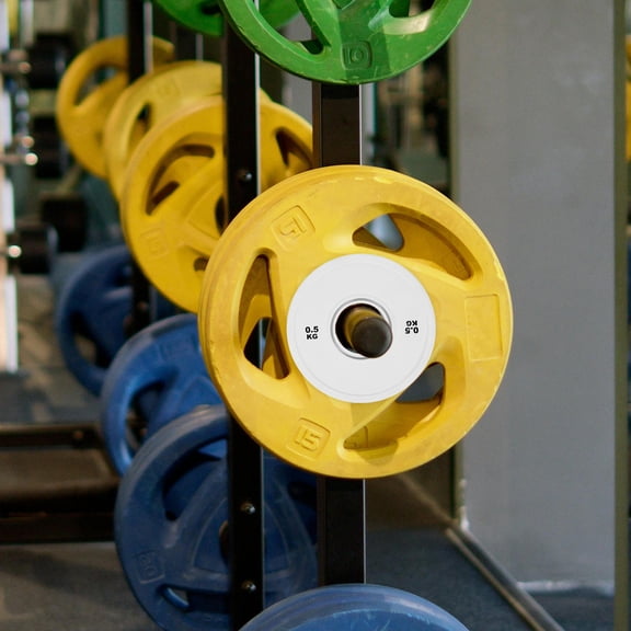 Mobestech Durable Steel Core Weight Plates with Full Rubber Coating for Home Workout