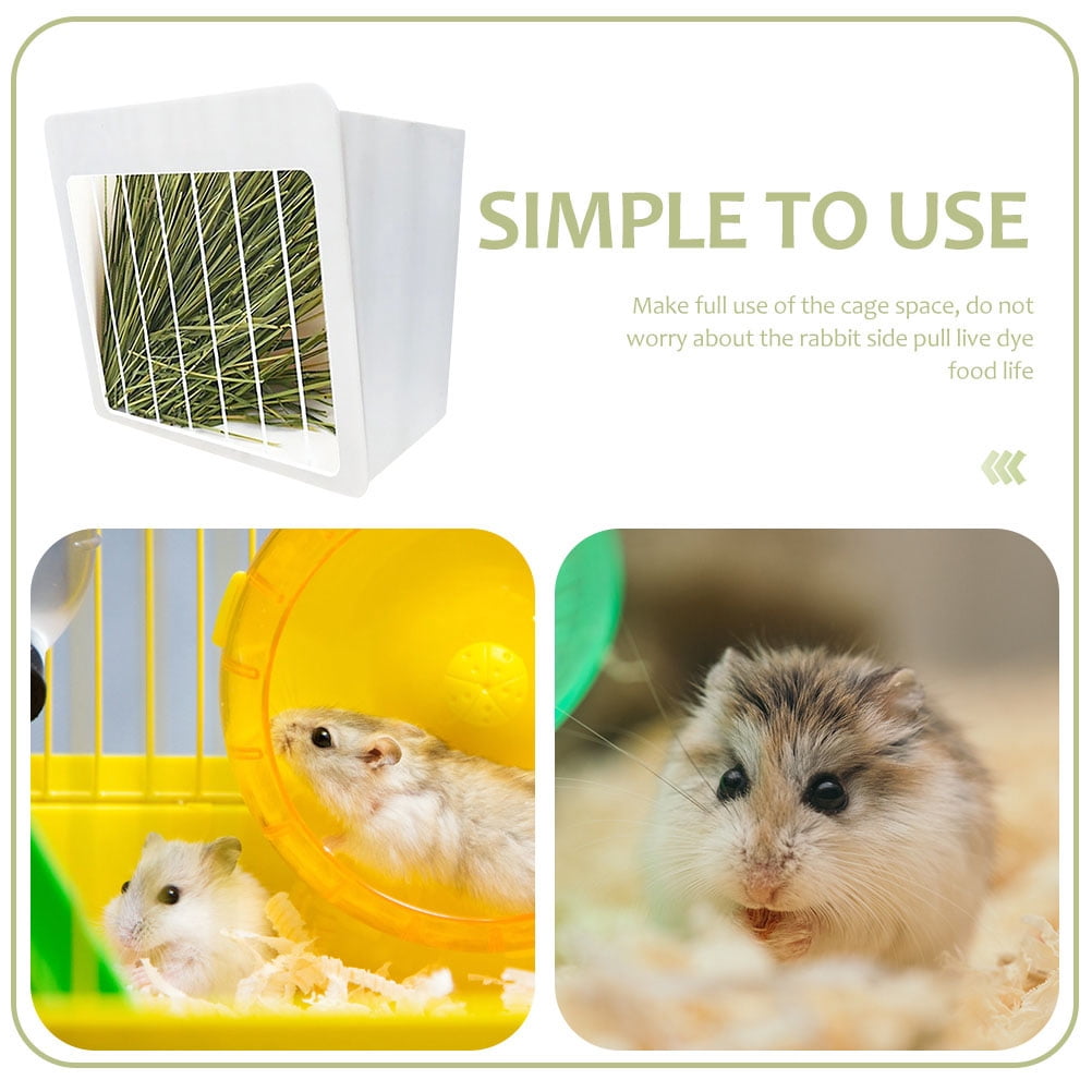 Photo inspiration: Visual Reference: Mobestech White Guinea Pig Feeder Hanging Rack For Clean Fresh