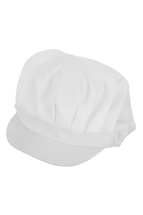 Unisex Catering Hat with Dust Cap and Comfortable Fit in White