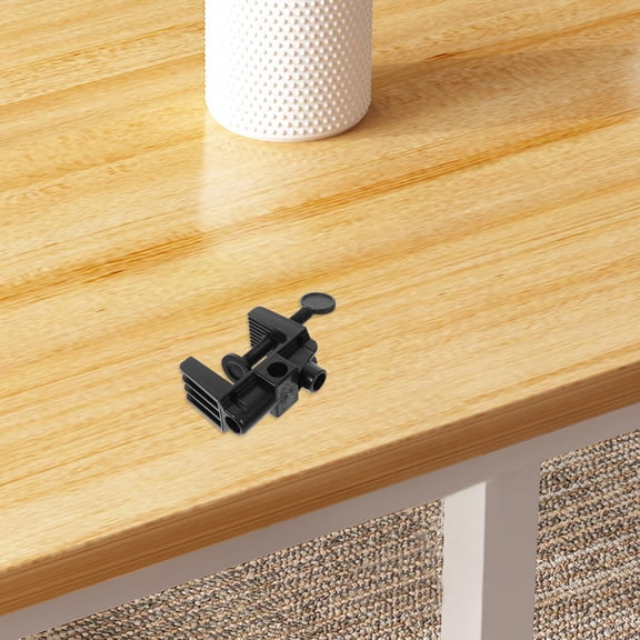 Mobestech table clamps for poles Microphone Clamp ABS Device Holder for Bedside Table Use 1Set