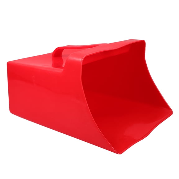 Mobestech yard dust pan for leaves Handheld Dustpan Plastic Red Cleaning Tool 1Set