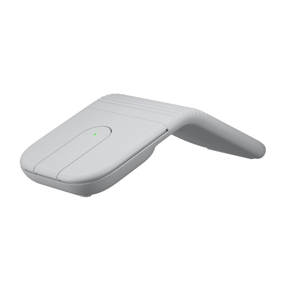 Logitech Mobi Fold, Ultra-Portable Travel Mouse, Small and Light, Touch Scroll, Quiet Clicks, 4K DPI, Bluetooth, Off-white