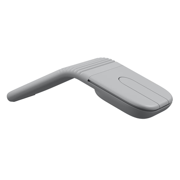 Logitech Mobi Fold, Ultra-Portable Travel Mouse, Small and Light, Touch Scroll, Quiet Clicks, 4K DPI, Bluetooth, Off-white