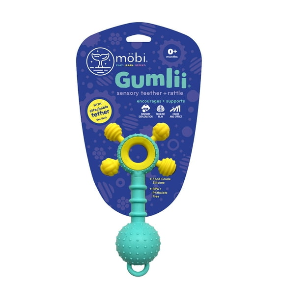 Mobi Gumlii Sensory Toy Silicone Montessori Toy for Teething for Babies & Toddlers