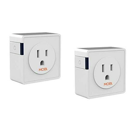 Mobi Smart Plug , Smart Devices That Work with Alexa,Mini WiFi Smart Plug | No Hub Required (Two Packs)