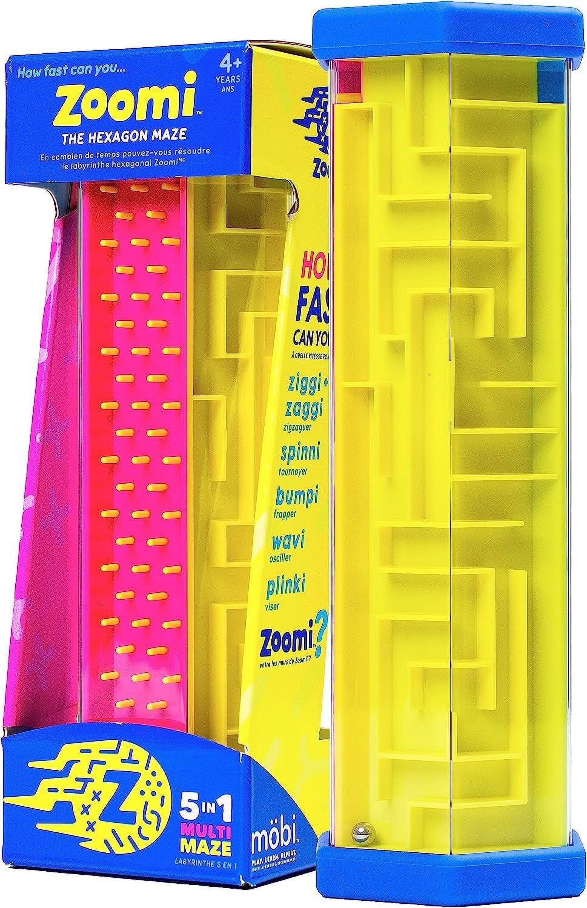 Mobi Zoomi Hexagon Gravity Maze 3D Puzzle Game Sensory Toy for