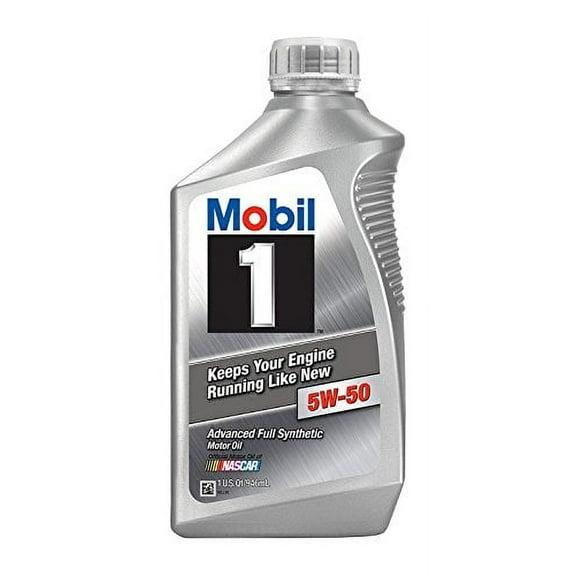 Mobil 1 106035 5W-50 Advanced Full Synthetic Motor Oil - 1 Quart (Pack of 6)