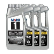 Mobil 1 120763 Advanced Full Synthetic Oil, 5W-20, 5 Qt, Case/3