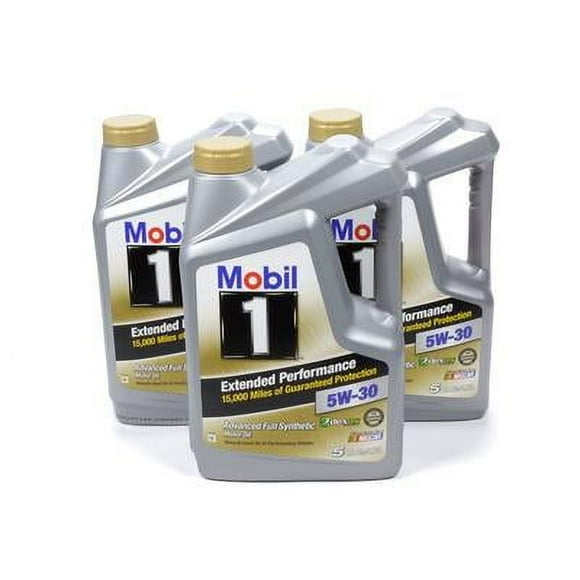 Mobil 1 120766, 5W30 Ep Oil Case 3X5 Qt Bottles Dexos Performance Racing