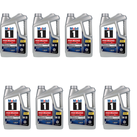 Mobil 1 120769 High quality lubricating oil Full Synthetic Motor Oil 5W-30 Pack of 8