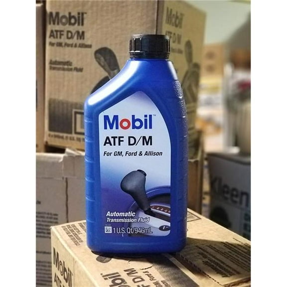 Mobil 1 123130 Automatic Transmission Fluid D-M Oil - 1 qt. - Case of 6