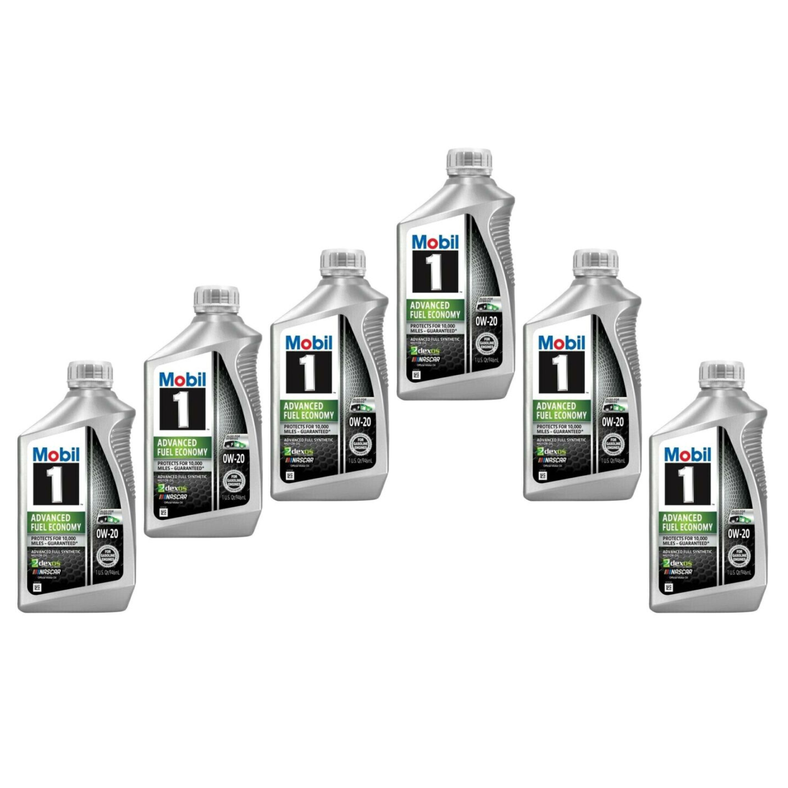 Mobil 1 124184 SAE 0W20 Advanced Fuel Economy Full Synthetic Motor Oil