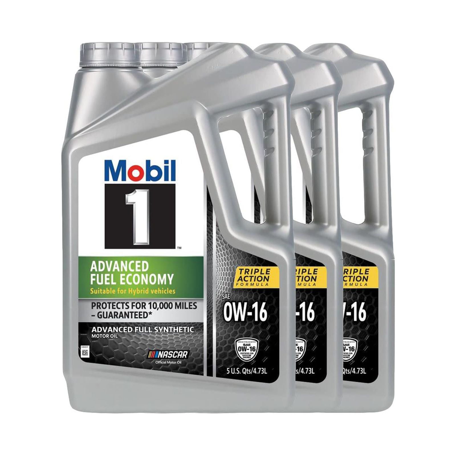 Mobil 1 124322 Advanced Fuel Economy Oil, 0W16, 5 Qt, Case Of 3
