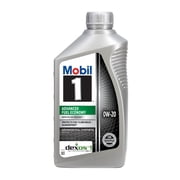 Mobil 1 Advanced Fuel Economy Full Synthetic Motor Oil 0W-20, 1 Quart (Pack of 6)