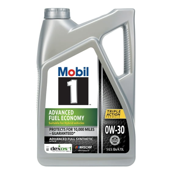 Mobil 1 Advanced Fuel Economy Full Synthetic Motor Oil 0W-30, 5 Quart