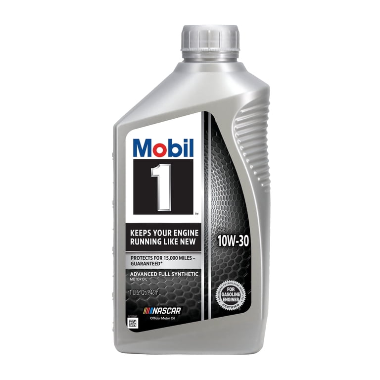 Mobil 1（ モービル1） 10W-30　　US1Qtボトル6個　合計6Qt Mobil 1 Advanced Full Synthetic Motor Oil 10W-30, 1 Quart