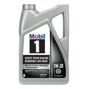 Mobil 1 Advanced Full Synthetic Motor Oil 5W-20, 5 Quart