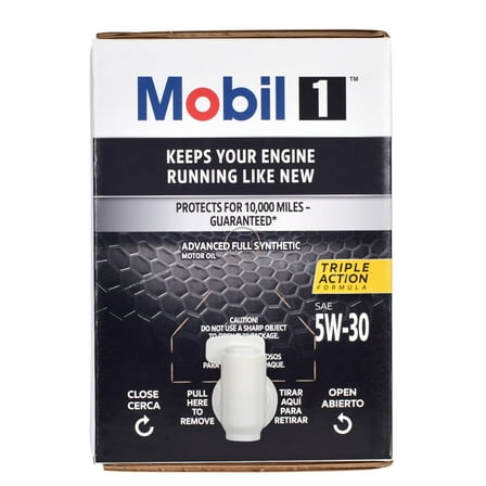 Mobil 1 Advanced Full Synthetic Motor Oil 5W-30, 12 Quart
