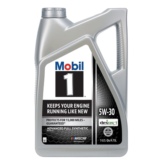 Mobil 1 Advanced Full Synthetic Motor Oil 5W-30, 5 Quart