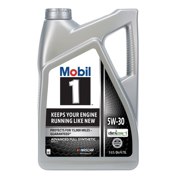 Mobil 1 Advanced Full Synthetic Motor Oil 5W-30, 5 Quart