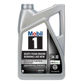 Mobil 1 Advanced Full Synthetic Motor Oil 5W-30, 5 Quart