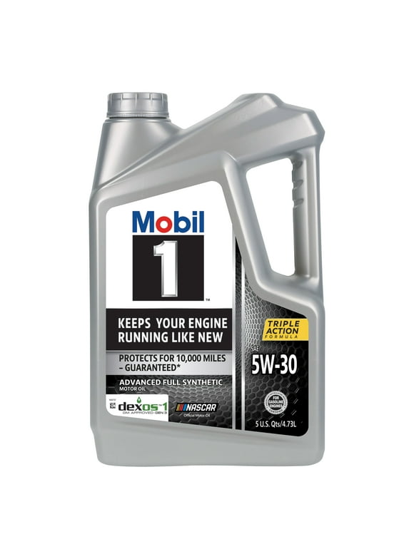 Mobil 1 Advanced Full Synthetic Motor Oil 5W-30, 5 Quart