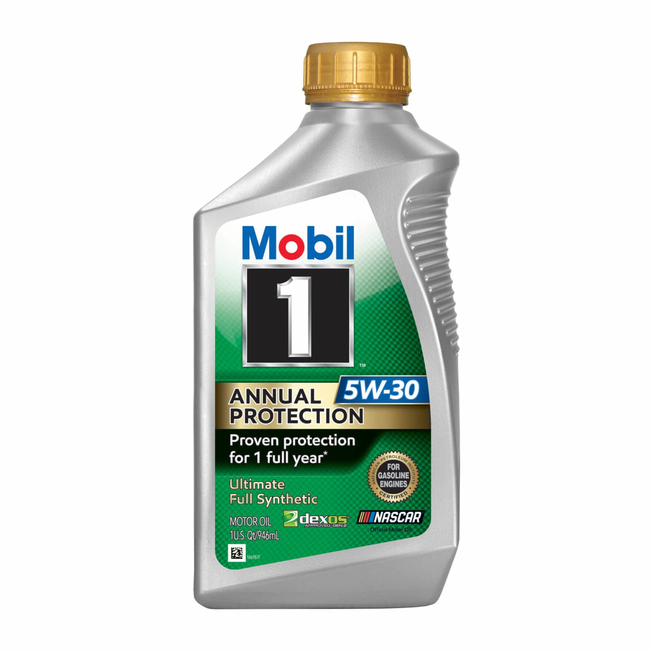 Mobil 1 Annual Protection Full Synthetic Motor Oil 5W-30, 1 Quart