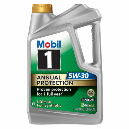 (3 pack) Mobil 1 Annual Protection 5W30, 5 qt