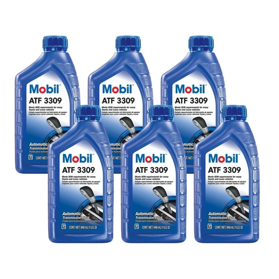 Mobil 1 Automatic Transmission Fluids 3309 Automatic Transmission Fluid, 6 Pack