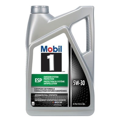 Mobil 1 ESP Standard Full Synthetic Engine Oil 5W-30 5 Quart