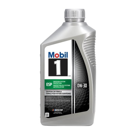 Mobil 1 ESP Full Synthetic Motor Oil 0W-30, 1 Quart